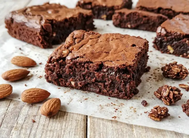 Brownie-Rezept für eine fudgy Mitte und glänzende Kruste
